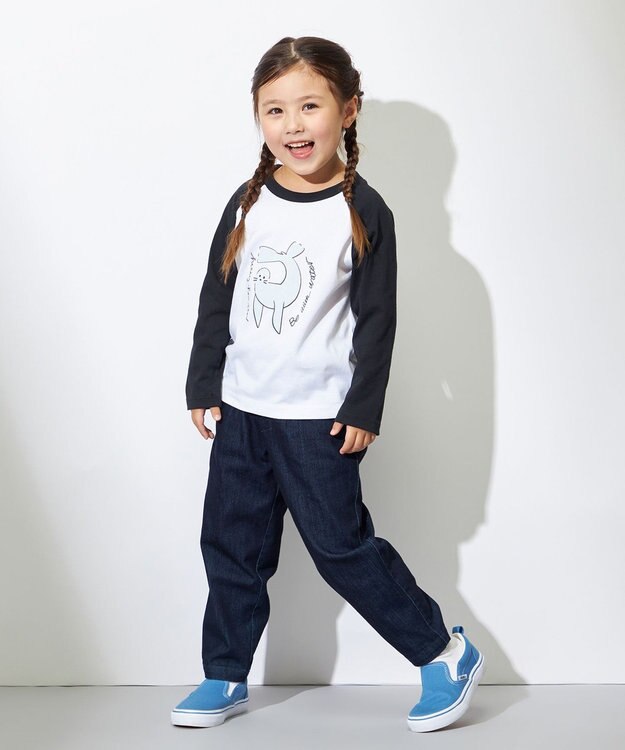 HELLY HANSEN 【キッズ】ロングスリーブアニマルティー ブラック