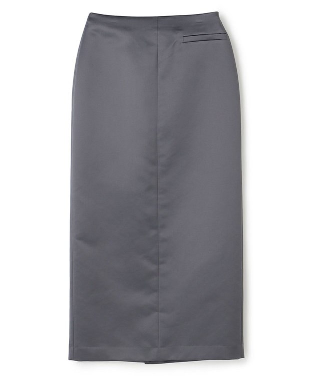 uncrave ラスターサテン スカート（uncrave WHITE） スレート