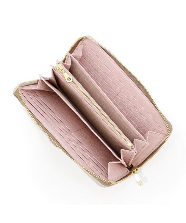 IBIZA フェリース　ラウンドファスナー長財布 アイボリー