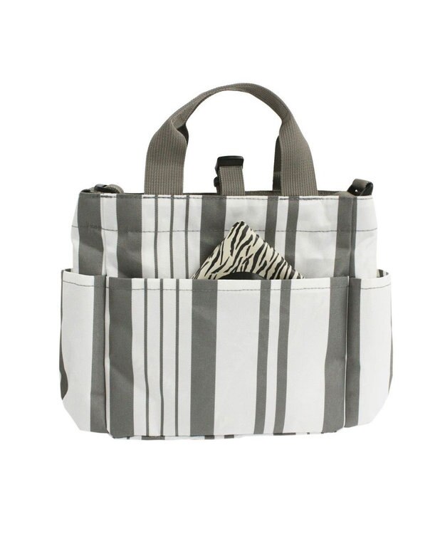 ROOTOTE 1129【BUDDY:撥水加工】SN.スクエア.ドッグ.バディ-B 03：グレーストライプ