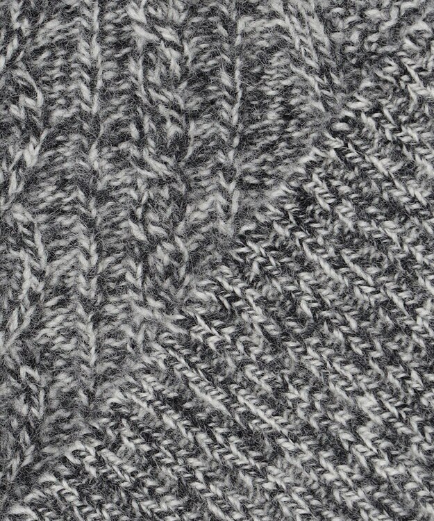 J.PRESS MEN 【Cash Lamb's Wool】ケーブルショール カーディガン グレー系