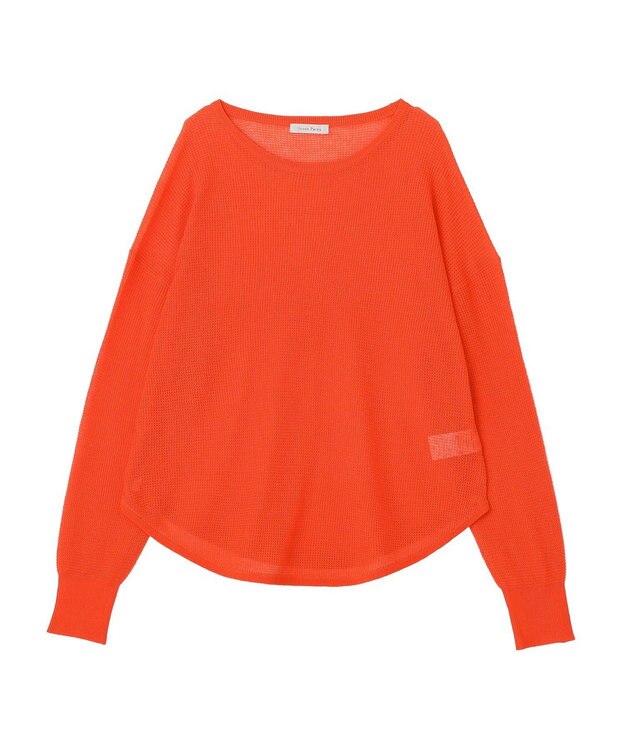 Green Parks シアーニットプルオーバー Orange