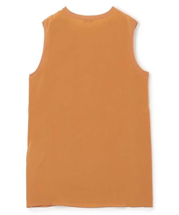 JOSEPH 【洗える】クレープドソワ　ノースリーブ Clay