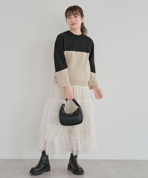 Green Parks ・ｆｕｒｒｙ　ｒａｔｅ　かる～いニットプルオーハ Black