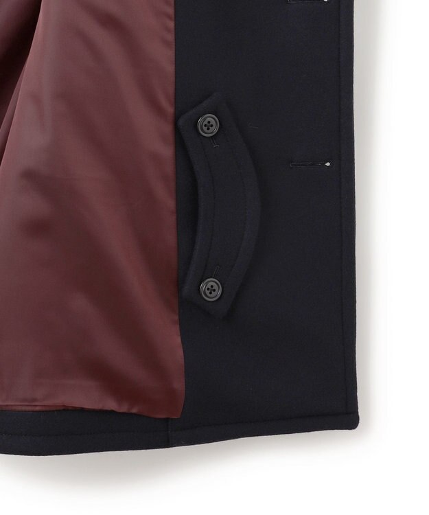 J.PRESS MEN 【定番】カレッジメルトン ピーコート ネイビー系