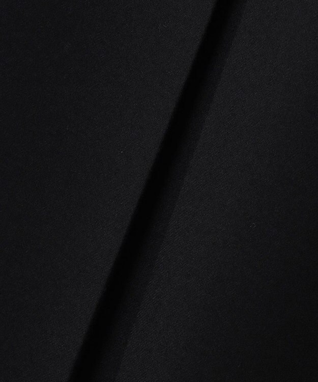 23区 ウールミルドストレッチフロントタック Aラインスカート ブラック系