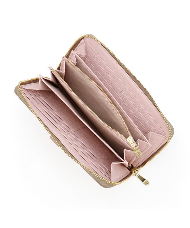 IBIZA フェリース　ラウンドファスナー長財布 アイボリー