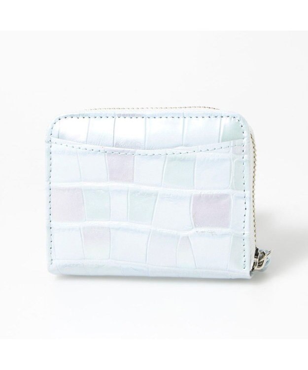UNBILLION ペルケ perche / パールパステル・ジャバラカードウォレット サックスブルー