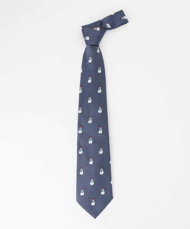 J.PRESS MEN 【J.PRESS STEPHEN WALTERS COLLECTION】クリスマスモチーフ ネクタイ ターコイズブルー系8