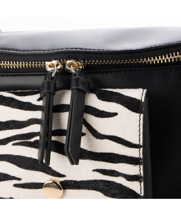 UNBILLION カカトゥ kakatoo / カウヘアポケットボディバッグ ブラック