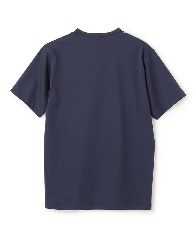 JOSEPH HOMME カラーコットンブロック クルーネックＴシャツ ネイビー系3