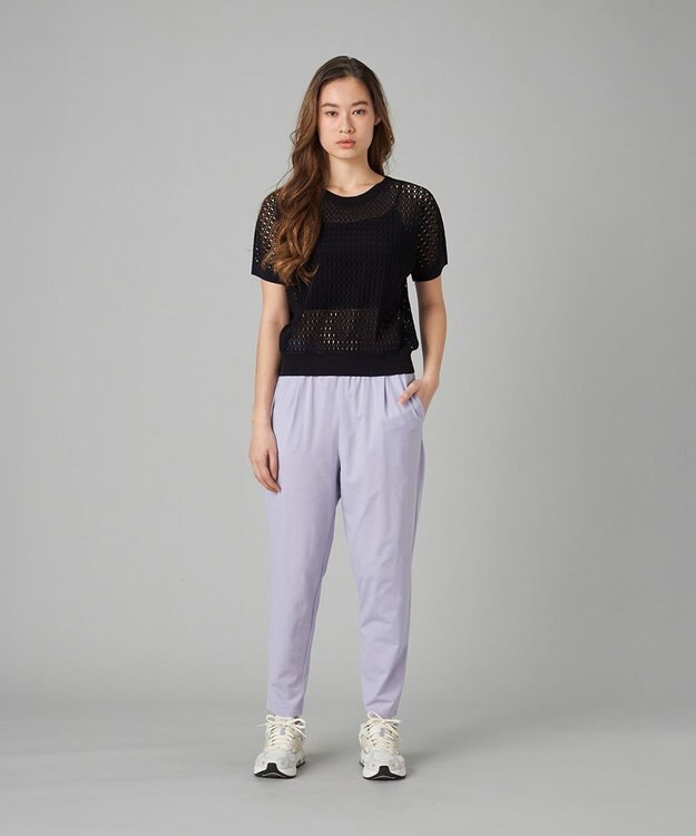 Chacott Chacott BALANCE EasyCare+テーパードパンツ モーブ