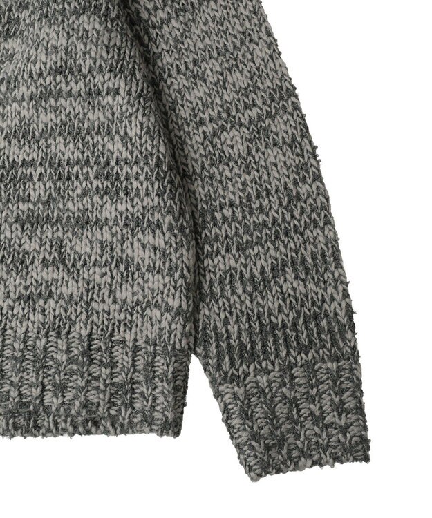 AMERICAN HOLIC メランジルーズニットプルオーバー Charcoal Gray