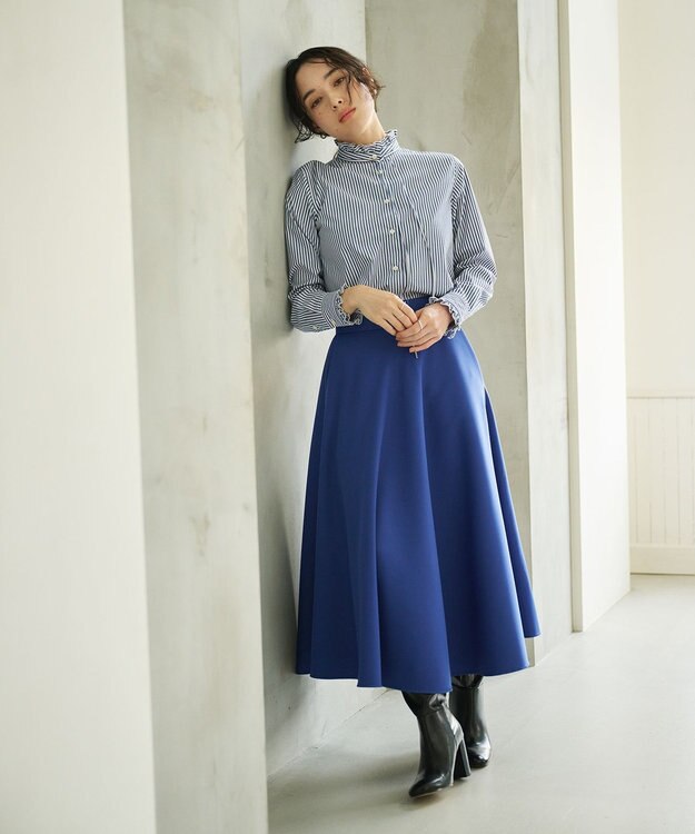 #Newans サーキュラースカート ブルー