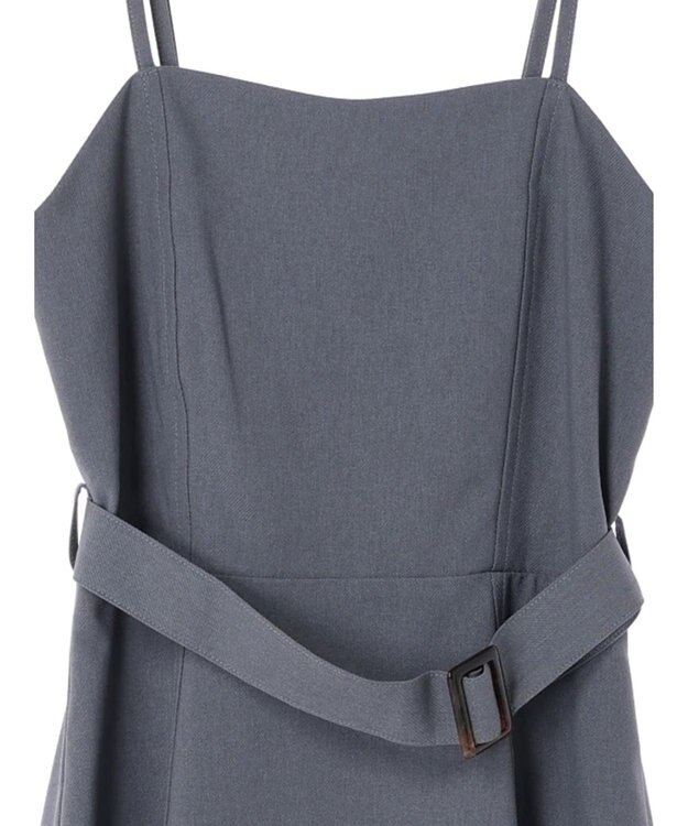 earth music&ecology ウエストマークキャミワンピース Gray