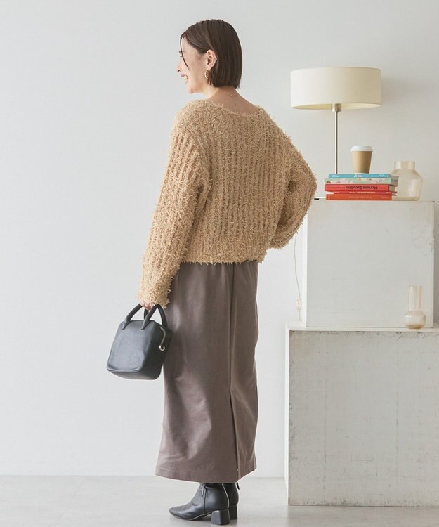 AMERICAN HOLIC リボンヤーンニットプルオーバー Beige