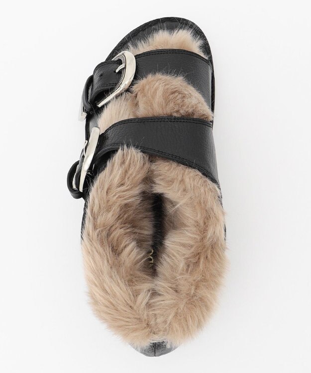 23区 CAMINANDO ダブルバックル サンダル ブラック系