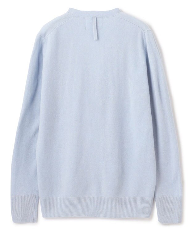 BEIGE， 【WEB限定・洗える】ALSACE / パール釦ウールニットカーディガン Sax