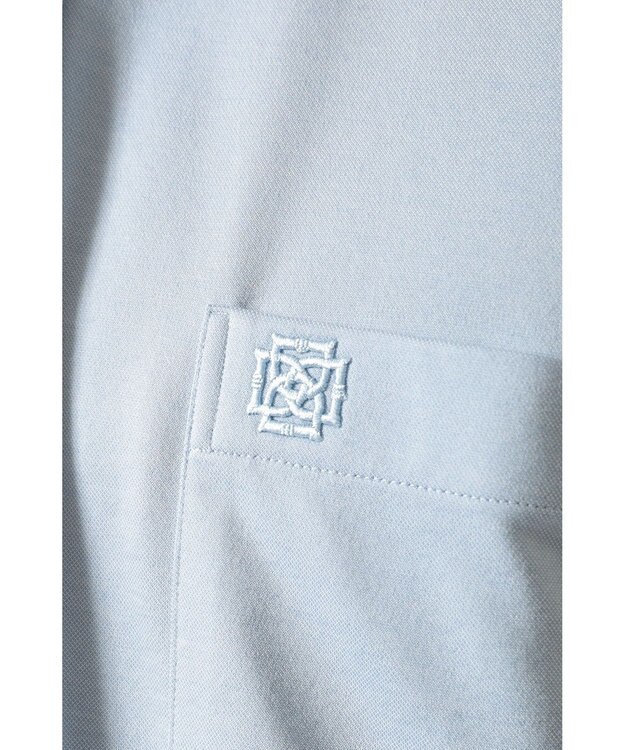 DAKS チェックカラー ボタンダウンシャツ ライトブルー