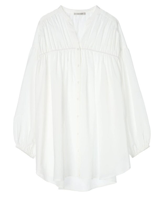 Green Parks シャーリングボリュームスキッパーチュニック Off White