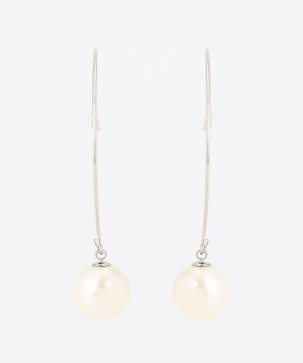 23区 【APPLAUDIR】フープパールピアス シルバー系