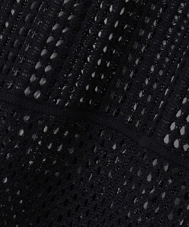 ICB クロシェニット ワンピース ブラック系