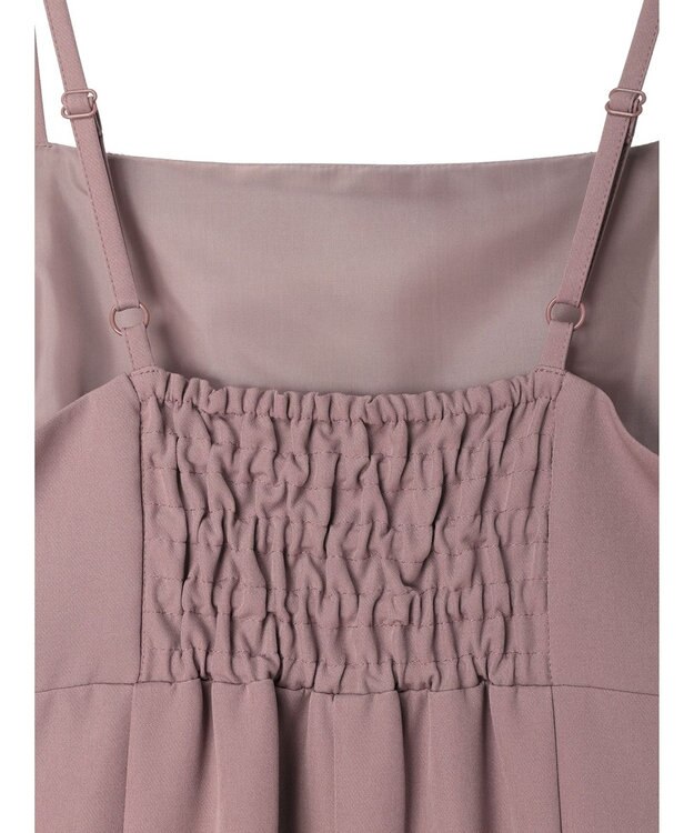 earth music&ecology バックスリットＩラインキャミワンピース Light Beige