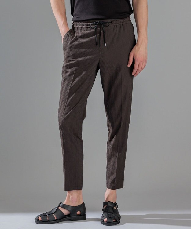 JOSEPH HOMME 【LEON 掲載】クールネスサッカー  /  PEGG EASY ブラウン系