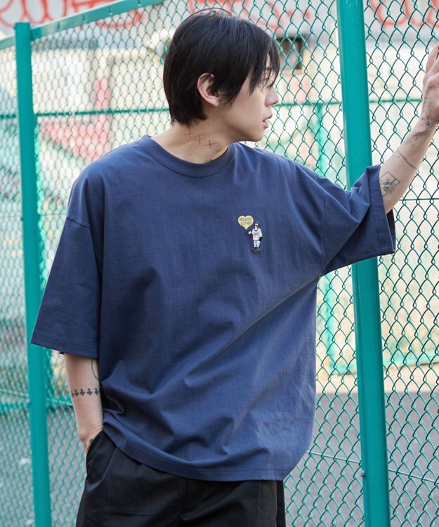 WEGO 別注BENDAVISワンポイントT（SS） ネイビー