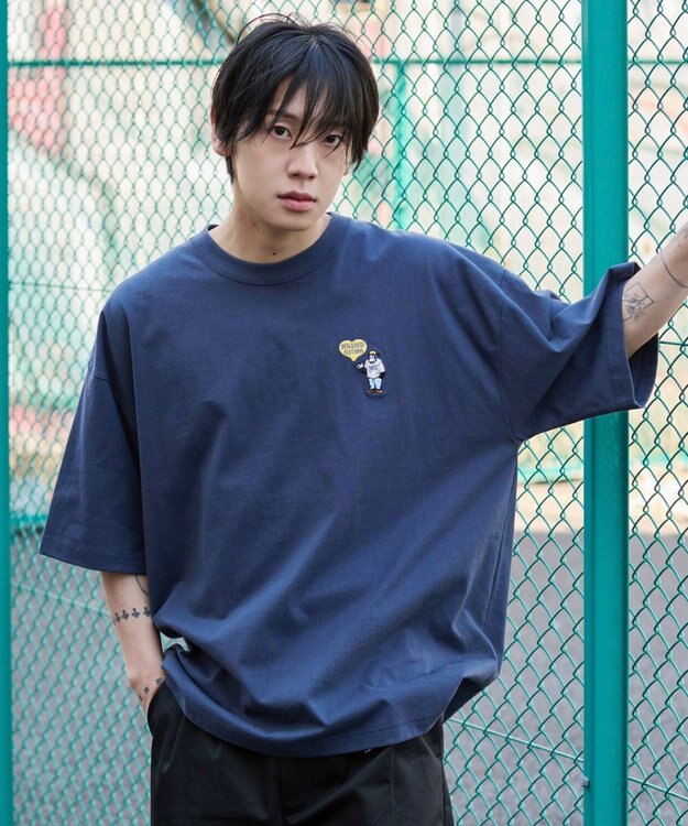 WEGO 別注BENDAVISワンポイントT（SS） ネイビー