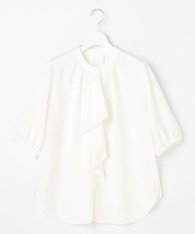 自由区 L 【人気素材】アムンゼンジャージー5分袖 トップス オフ