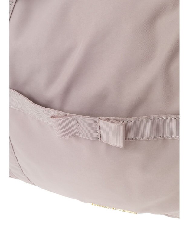 Maison de FLEUR 撥水加工ボストンキャリーオンバッグ Black