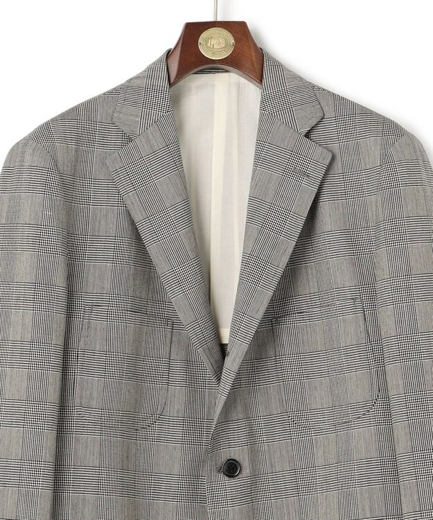 J.PRESS MEN 【J.PRESS ORIGINALS】Hight Twist Hopsack 4Patch 3B Jacket / Japan Made ブラック系1