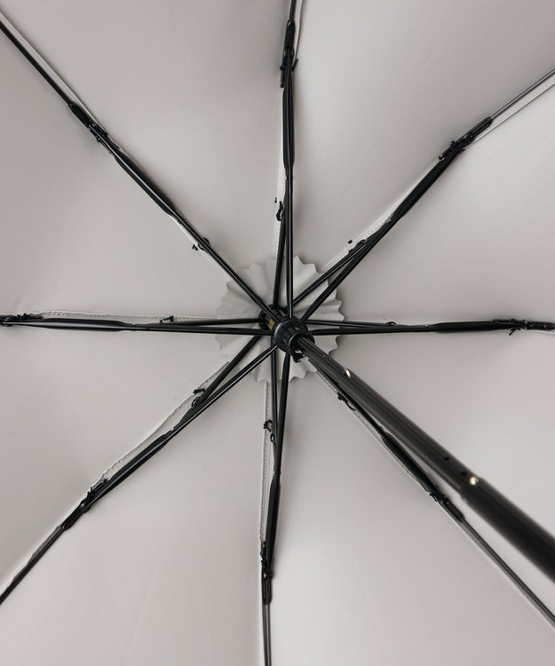 AURORA JILL STUART（ジル スチュアート） ボタニカルプリント晴雨兼用傘（折り畳み・ミニ傘） ライトグレー