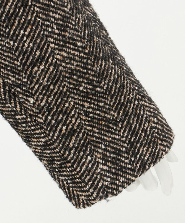 23区 L 【GOLD LABEL】MASTERLOOMヘリンボーンツイード ジャケット モノトーン系
