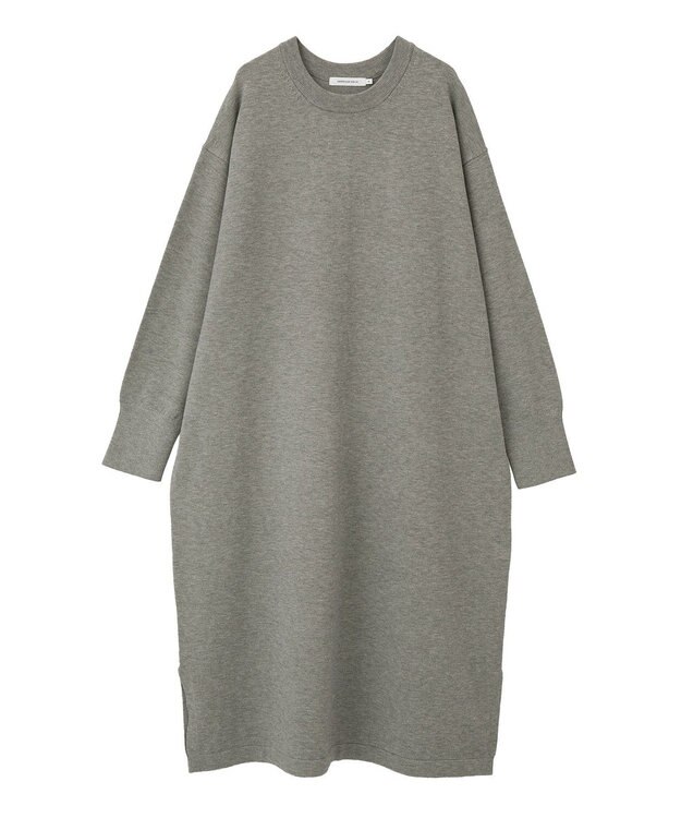 AMERICAN HOLIC バイパチボックスニットワンピース Gray Mixture
