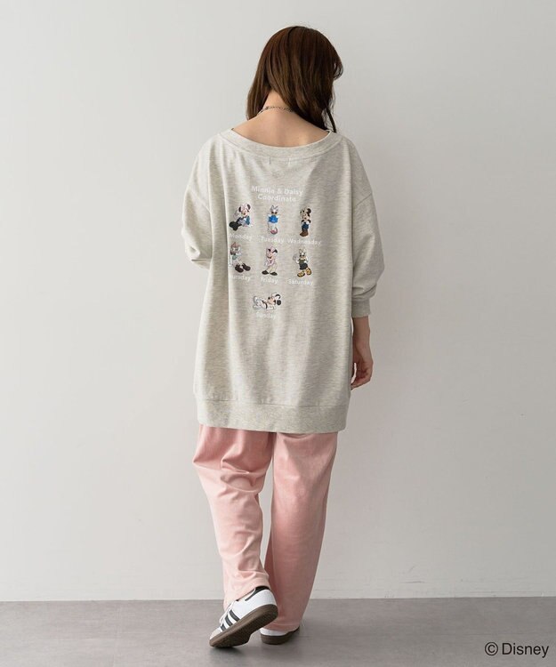 Green Parks ミッキー＆フレンズ／バックプリントプルオーバー Oatmeal