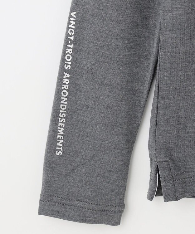 23区GOLF 定番あたたかインナー【WOMEN】エニワイズ無地 カットソー ライトグレー系