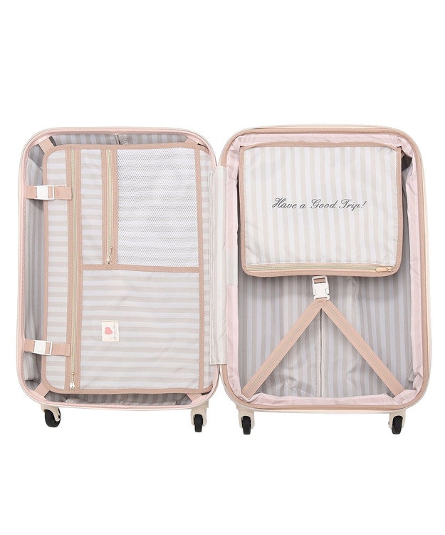 ACE BAGS & LUGGAGE Jewelna Rose キャンディポケットスーツケース Mサイズ 39872 ジュエルナローズ フロスティピンク