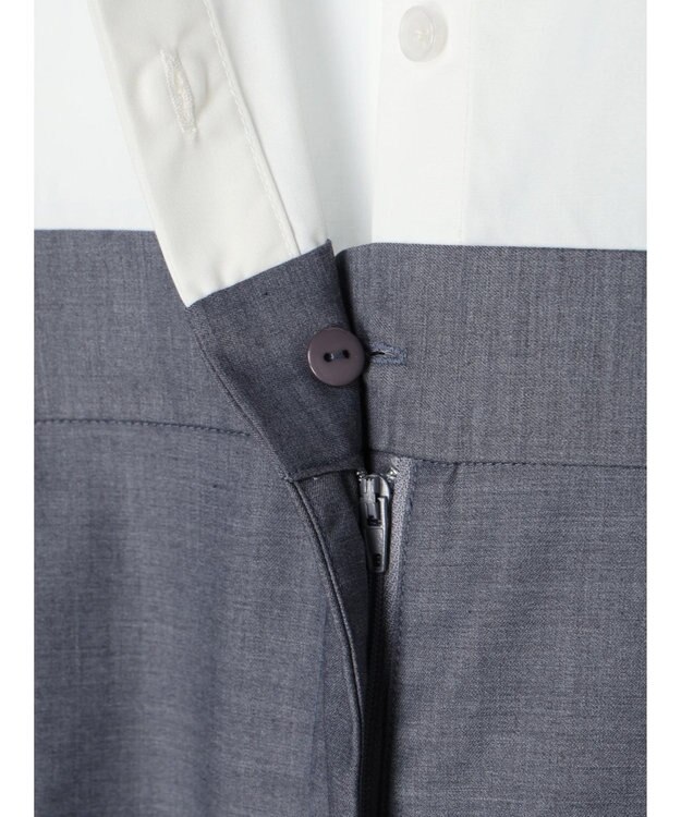 Green Parks シャツデザインロンパース Gray