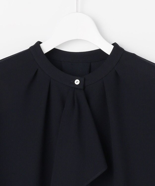 自由区 L 【人気素材】アムンゼンジャージー5分袖 トップス ネイビー