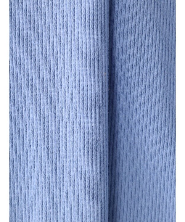 earth music&ecology パフスリーブプルオーバー Blue