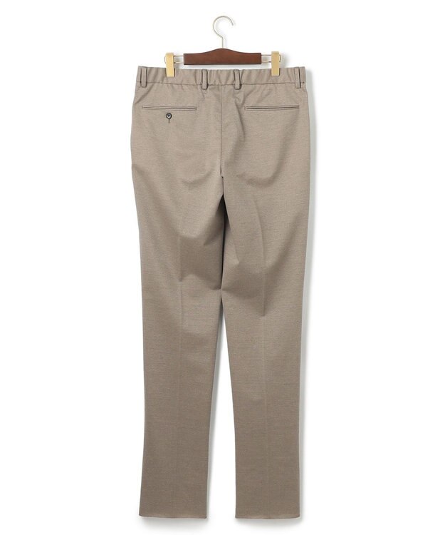 J.PRESS MEN 【ストレッチ / ウォッシャブル可 】布帛ライクスマートジャージー パンツ ベージュ系