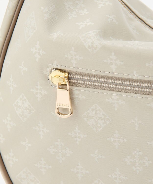 russet ナイロンジャガード2WAYショルダーバッグ(CE-1620) Ecru