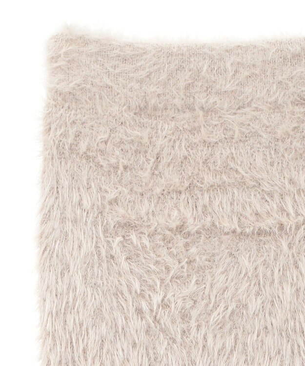 Green Parks シャギーニットスカート Beige