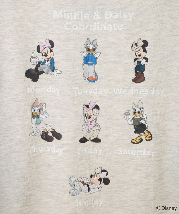 Green Parks ミッキー＆フレンズ／バックプリントプルオーバー Oatmeal