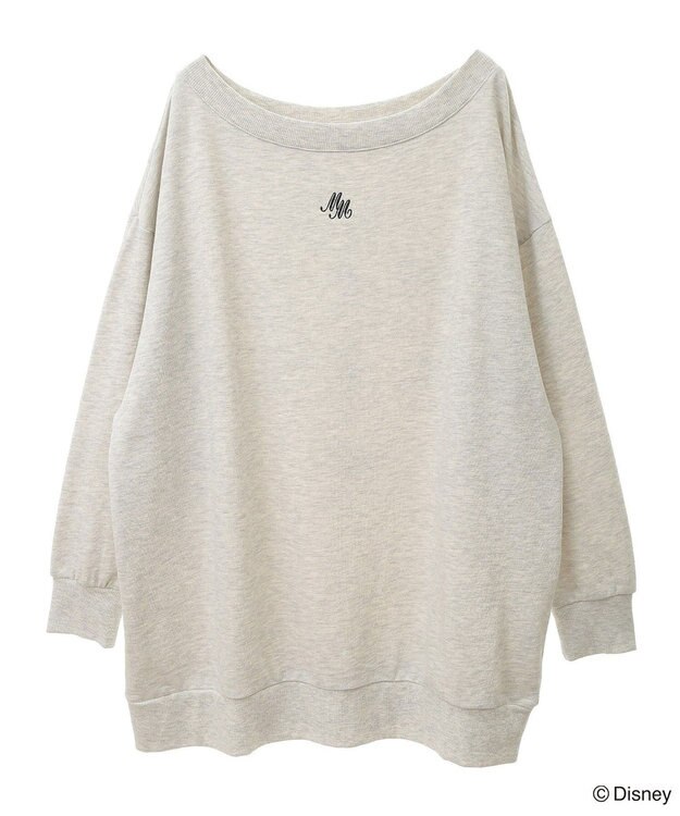 Green Parks ミッキー＆フレンズ／バックプリントプルオーバー Oatmeal