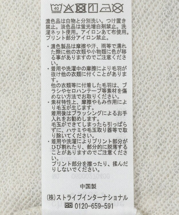 Green Parks ミッキー＆フレンズ／バックプリントプルオーバー Oatmeal