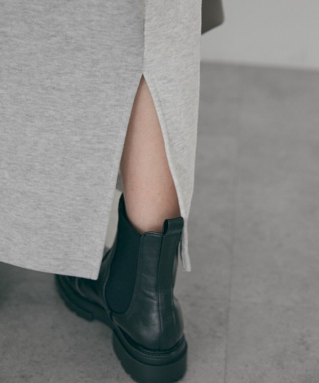 AMERICAN HOLIC スムース起毛ボックスシルエットワンピース Light Gray