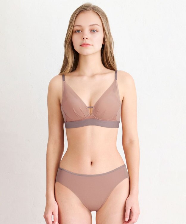 WACOAL ショーツ 【重力ケアブラ】 BXB114とペア はきこみ丈あさめ アウターにひびきにくい(後ろ裾) レディース PXB114 /ワコール ラズベリー